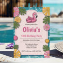 Search for 13th pool birthday invitations Modern