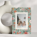 Search for single photo christmas cards Botanical