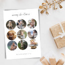 Search for circle christmas cards Black and white