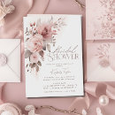 Search for dusty rose bridal shower invitations Vintage dusky fall garden