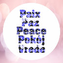 Search for peace stickers Heart