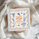 Search for love pizza napkins Italian bridal shower