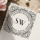 Search for petals rubber stamps Return address