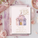 Search for castle bridal shower invitations Elegant