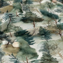 Search for watercolor fabric Forest