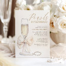 Search for pearl bridal shower invitations White bow