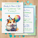 Search for hamster invitations Watercolor