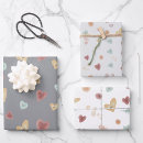 Search for watercolor hearts wrapping paper Unique
