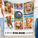 Search for dog picture blankets For her