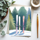 Search for watercolor forest postcards Mountain