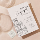 Search for champagne engagement party invitations Modern