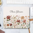 Search for fall flower mousepads Boho