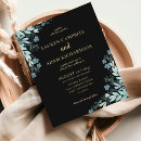 Search for black green gold wedding invitations Calligraphy