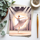 Search for ballerina dance postcards Watercolor