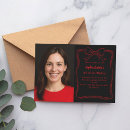 Search for red bow invitations Coquette
