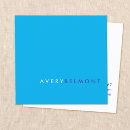 Search for cobalt blue business cards Minimalist