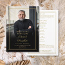Search for elegant funeral programs Gold