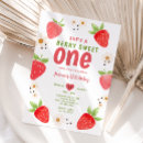 Search for strawberry birthday invitations Daisy