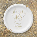 Search for she said yes plates Engagement party
