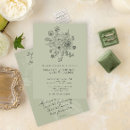 Search for vintage victorian wedding invitations Sage green