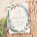 Search for oh what fun seasonal invitations Floral