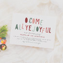 Search for bohemian christmas invitations Simple
