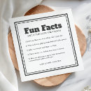 Search for couple fun facts wedding napkins Elegant