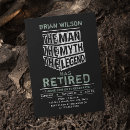 Search for retirement for men invitations Funny retirement party