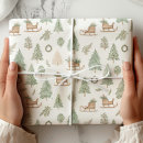 Search for sleigh wrapping paper Winter wonderland