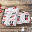 Search for border collie christmas wrapping paper Snowflakes