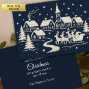 Search for village scene christmas cards Blue