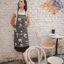 Search for black skull aprons Vintage