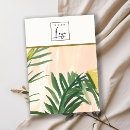 Search for palm leaf business cards Tropical