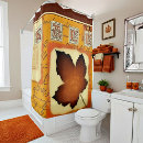 Search for fall shower curtains Orange
