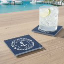 Search for yacht coasters Navy blue and white