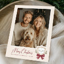 Search for engagement christmas cards Red