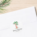 Search for christmas palm tree stickers Watercolor