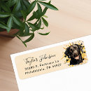Search for black labs return address labels Watercolor