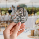 Search for love and thanks wedding stickers Unique