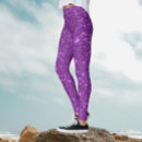 Search for purple glitter leggings Shiny