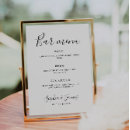 Search for bar menu wedding signs Alcohol