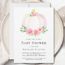 Search for fall baby girl shower invitations Flowers