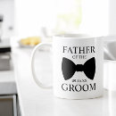 Search for father of groom mugs Typography