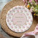 Search for mushrooms paper plates Fairy first birthday