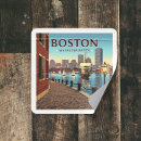 Search for vintage boston stickers Massachusetts