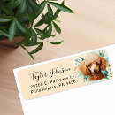 Search for poodle return address labels Cute