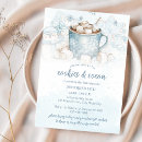 Search for hot cocoa bar invitations Cookie exchange