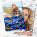 Search for royal blue 40th birthday invitations Gold