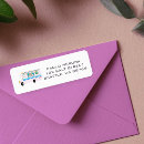 Search for camper return address labels Modern