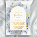 Search for dusty blue and gold invitations Foliage